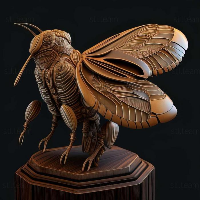 3D модель Gyrophaena fusicornis (STL)